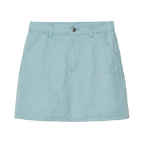 Carhartt WIP Women's Maeve Double Knee Skirt Tourmaline, Stone washed