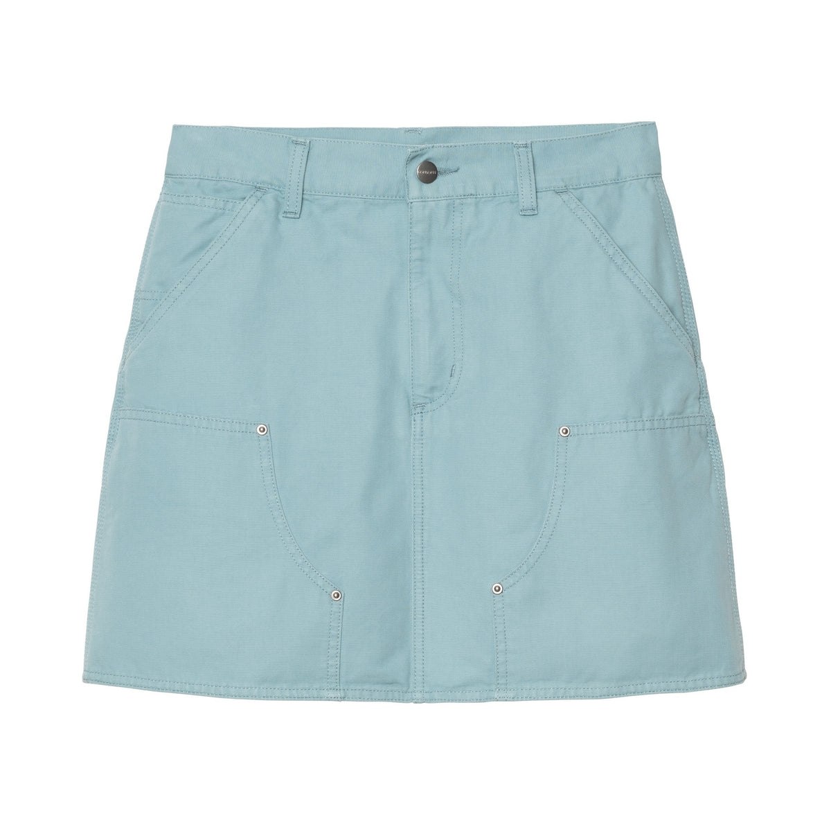 Carhartt WIP Women's Maeve Double Knee Skirt Tourmaline, Stone washed