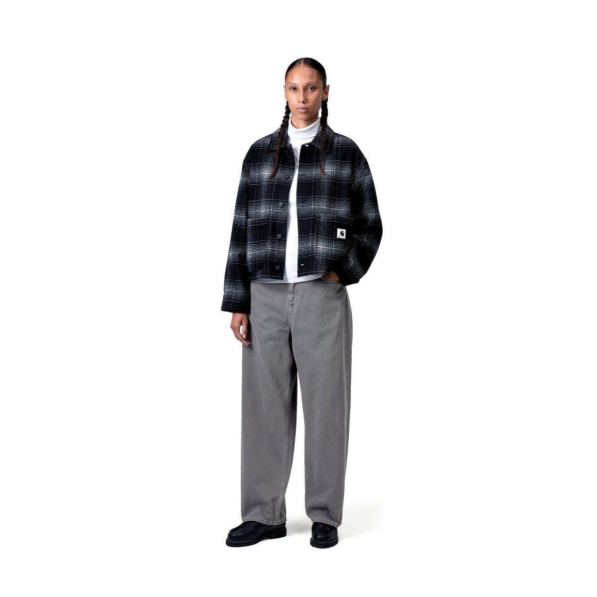Carhartt WIP Women's Brandon Pant Graphite, Stone dyed