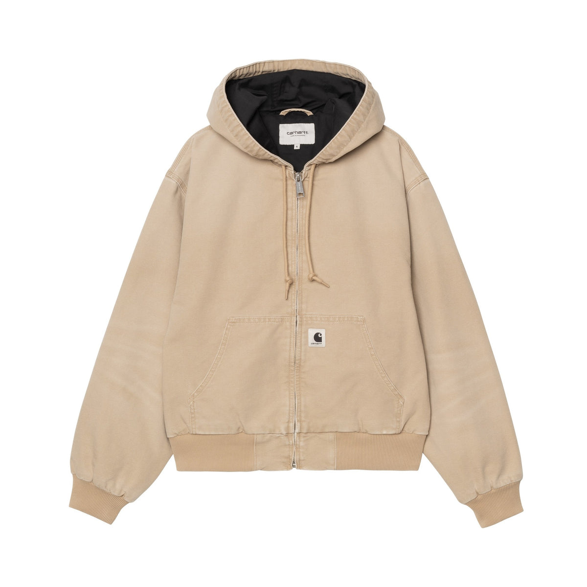 Carhartt WIP Women's OG Active Jacket Dusty H Brown, Stone canvas