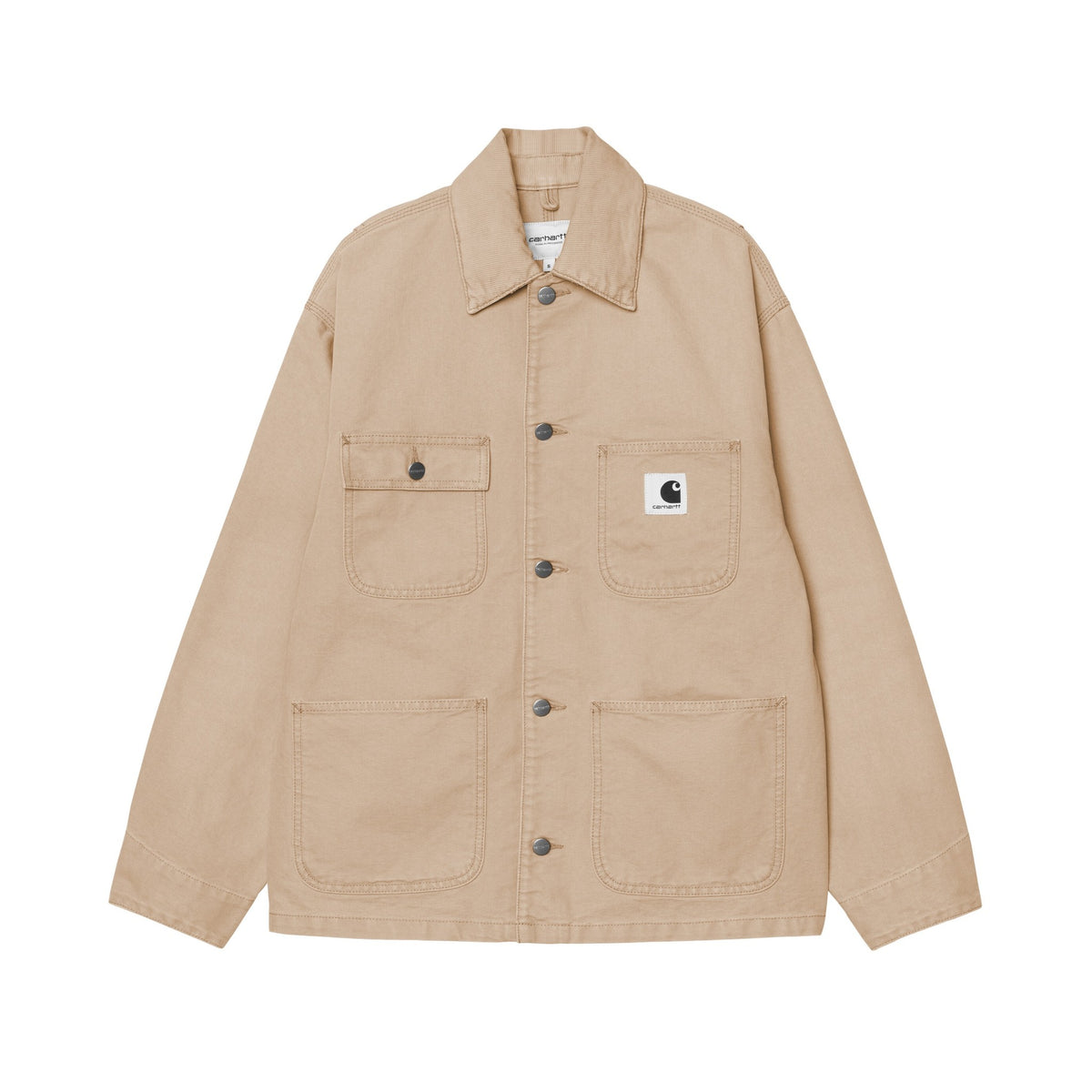 Carhartt WIP Women's OG Michigan Coat Dusty H Brown / Dusty H Brown, Stone canvas