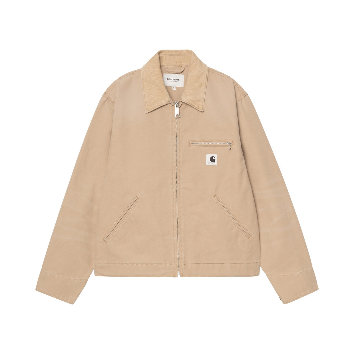 Carhartt WIP Women's OG Detroit Jacket Dusty H Brown / Dusty H Brown, Stone canvas