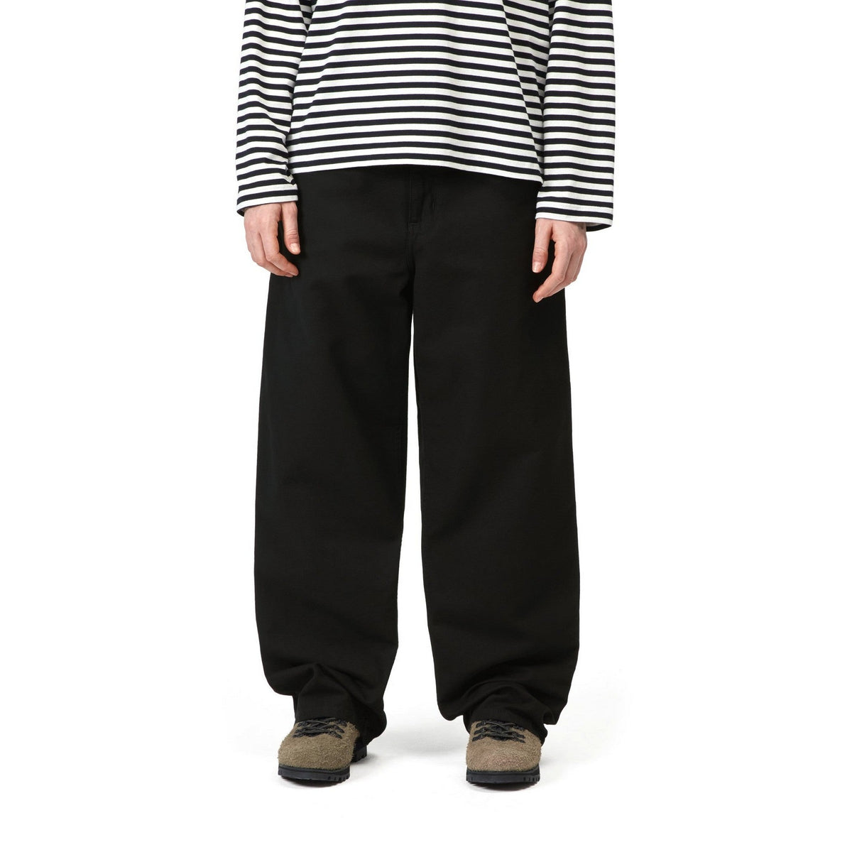 Carhartt WIP Women's Brandon Single Knee Pant Black, Rinsed