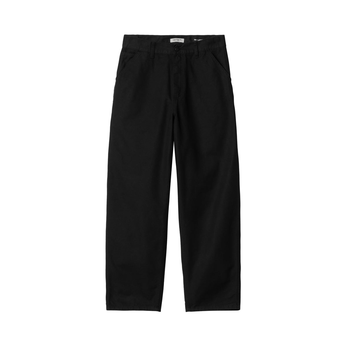 Carhartt WIP Women's Brandon Single Knee Pant Black, Rinsed