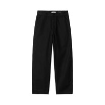 Carhartt WIP Women's Brandon Single Knee Pant Black, Rinsed
