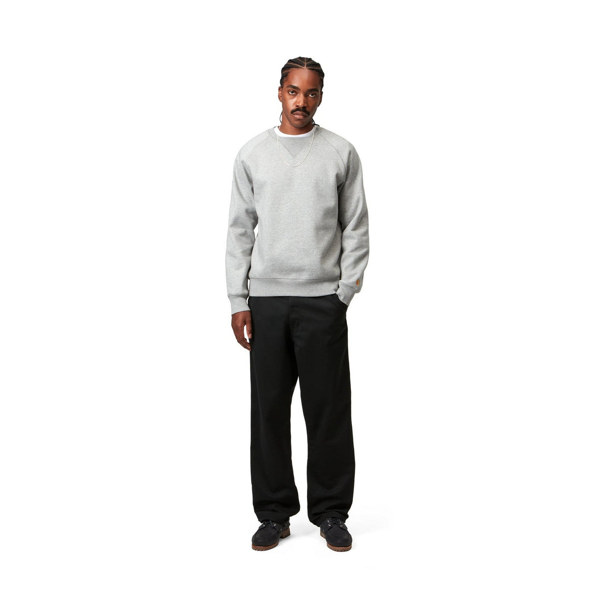 Carhartt WIP Simple Pant 'Denison' Twill Black, Rinsed