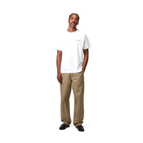 Carhartt WIP Simple Pant Leather, Rinsed
