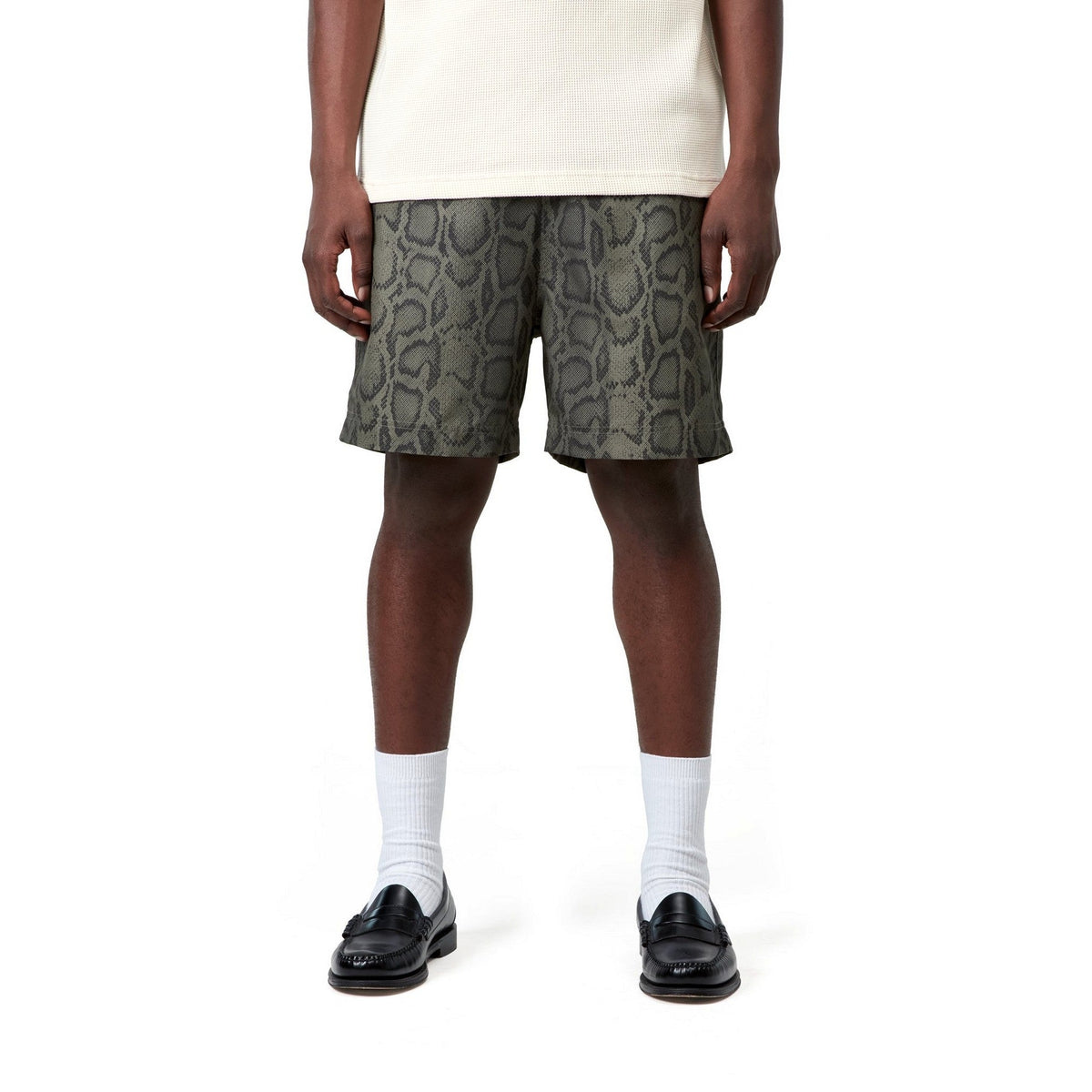 Carhartt WIP Slater Swim Trunks Snake Camo, Leaf