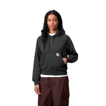 Carhartt WIP W’ Hooded Hudson Sweatshirt Black, Chalk wash