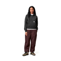 Carhartt WIP W’ Hooded Hudson Sweatshirt Black, Chalk wash