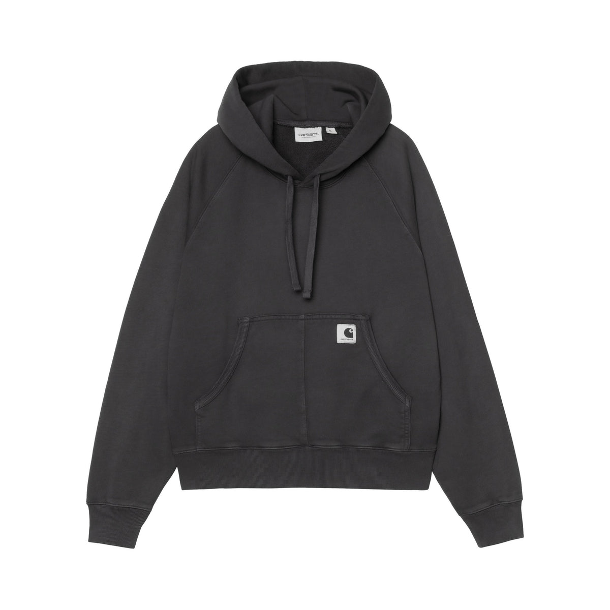 Carhartt WIP W’ Hooded Hudson Sweatshirt Black, Chalk wash