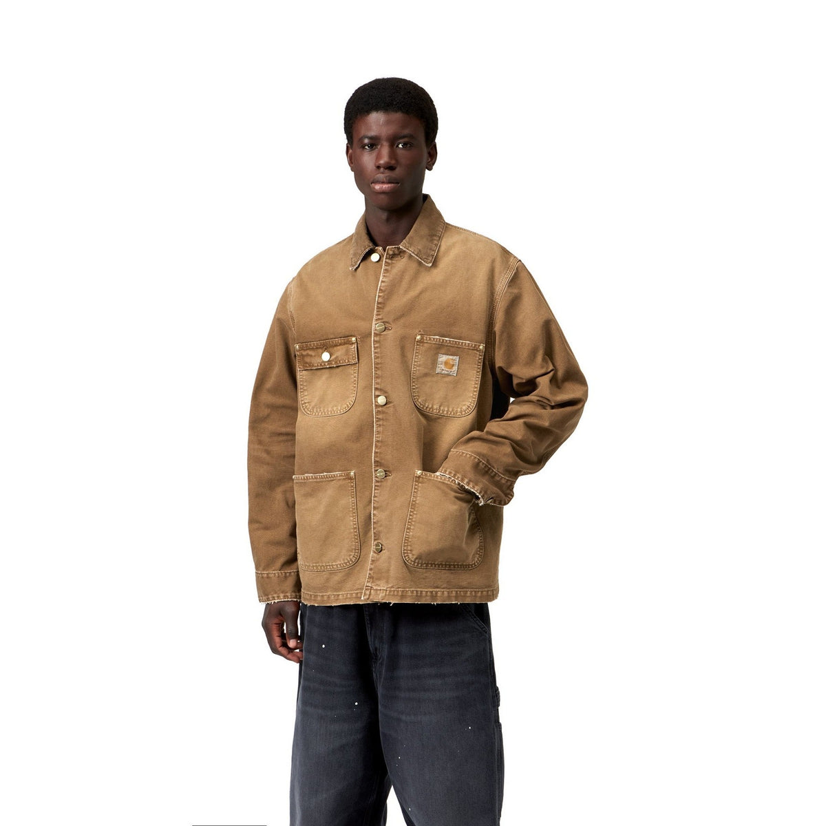 Carhartt WIP OG Chore Coat Hamilton Brown / Hamilton Brown, Destroy wash