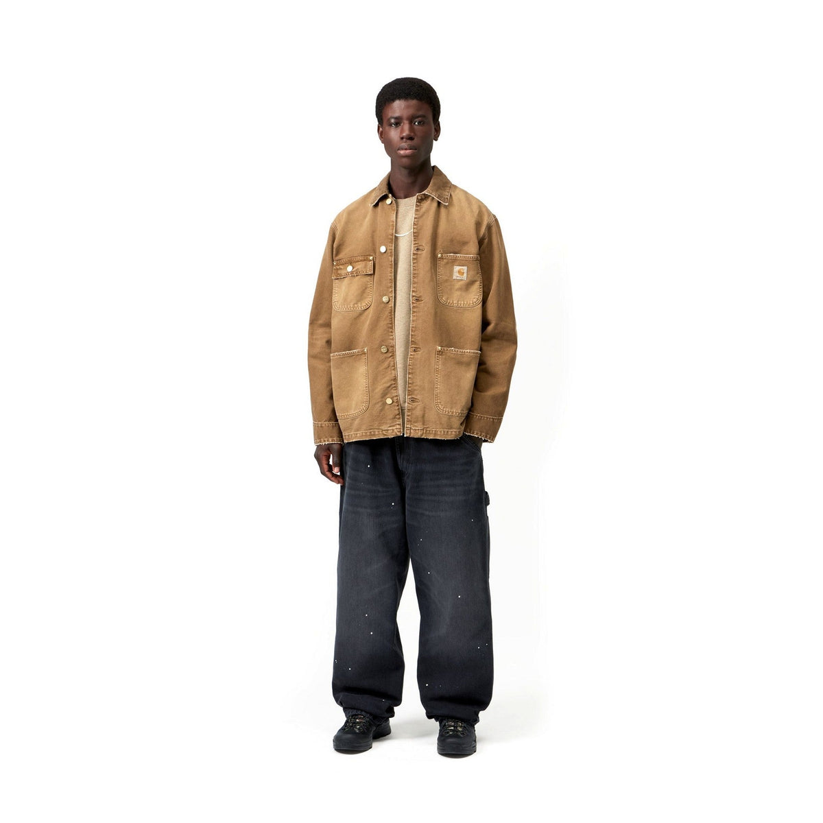 Carhartt WIP OG Chore Coat Hamilton Brown / Hamilton Brown, Destroy wash