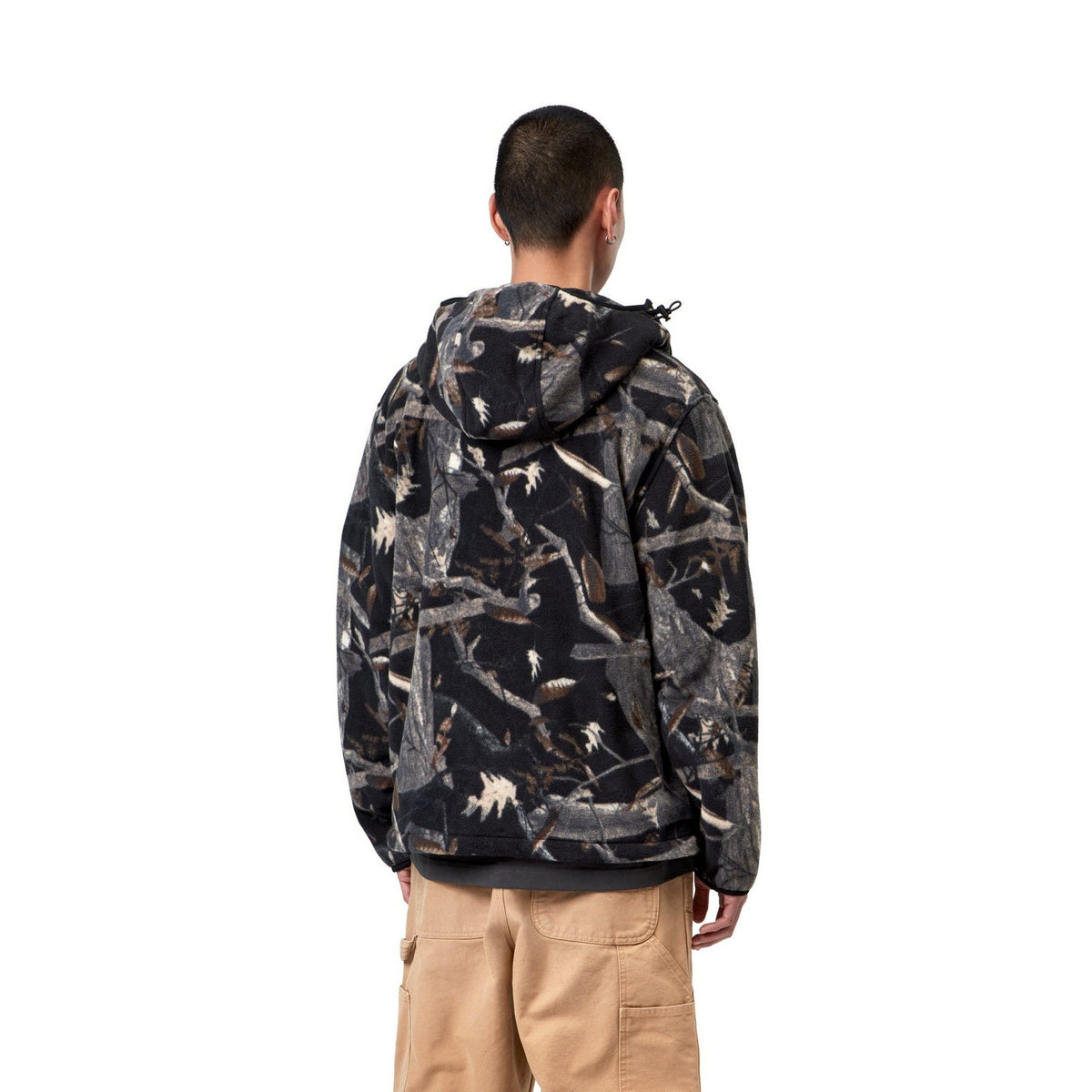 Carhartt WIP Blevin Liner Camo Feather Tree, Black