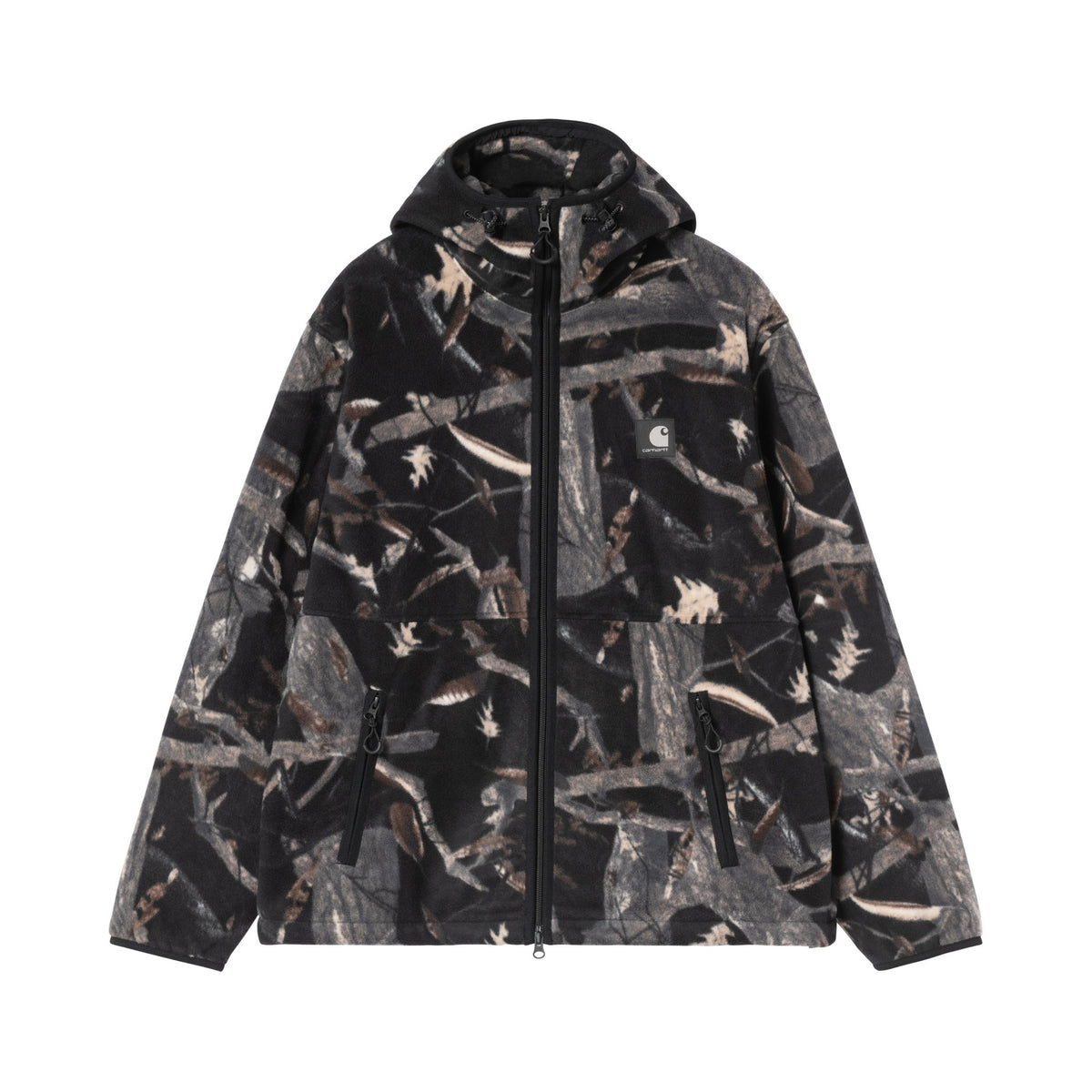 Carhartt WIP Blevin Liner Camo Feather Tree, Black