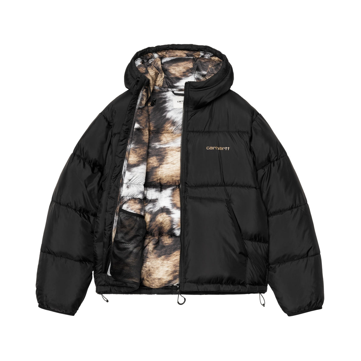 Carhartt WIP Women's Toronto Jacket Black / Wild Dog Print