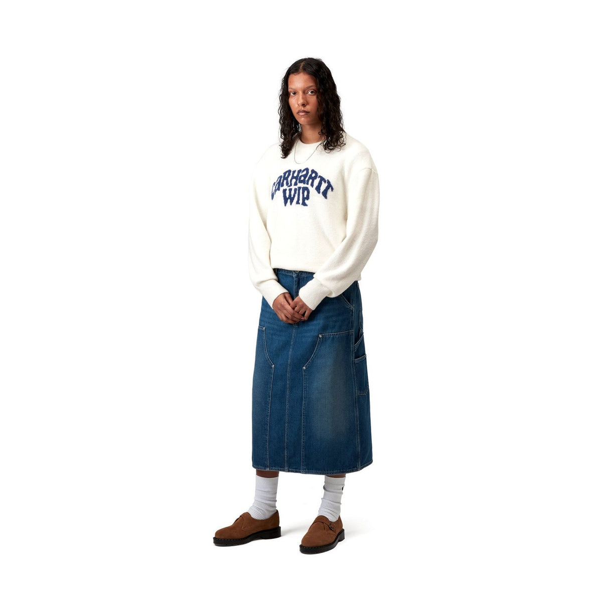 Carhartt WIP Women's Guide Club Sweater Wax / Wolfsbane