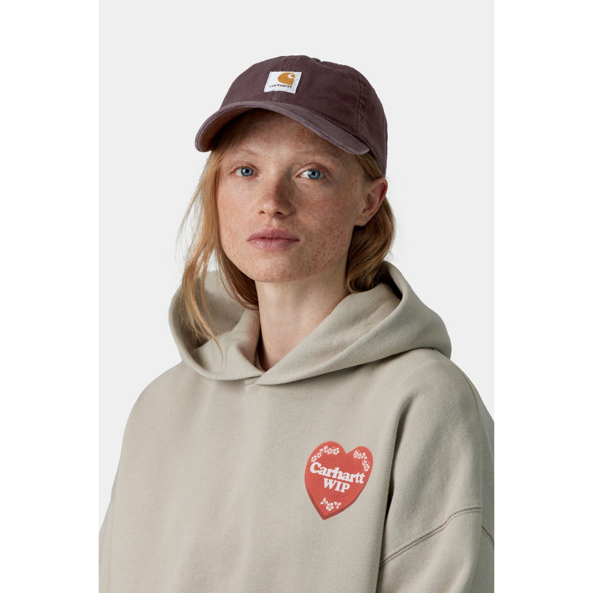 Carhartt WIP Selby Canvas Cap Palisander, Stone washed