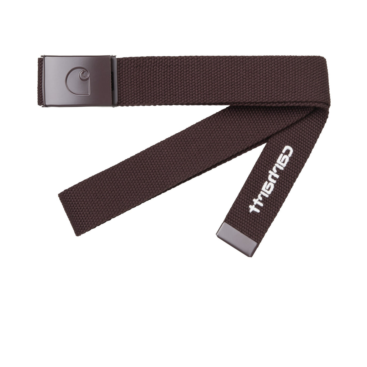 Carhartt WIP C-Logo Belt Tonal Palisander / White