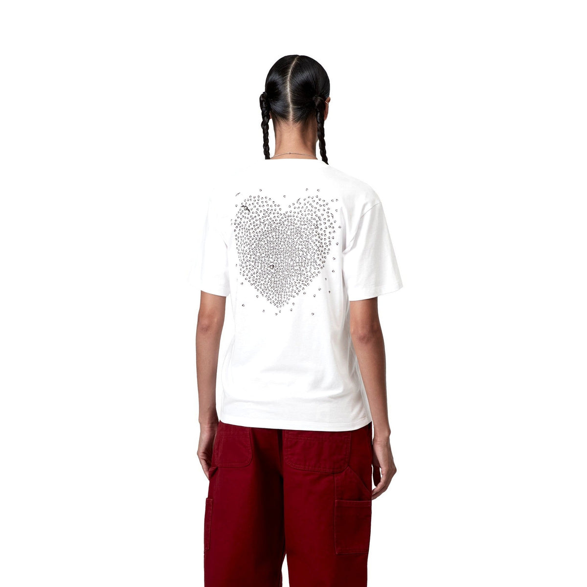 Carhartt WIP Women's S/S Hearts Of Hartts T-Shirt White