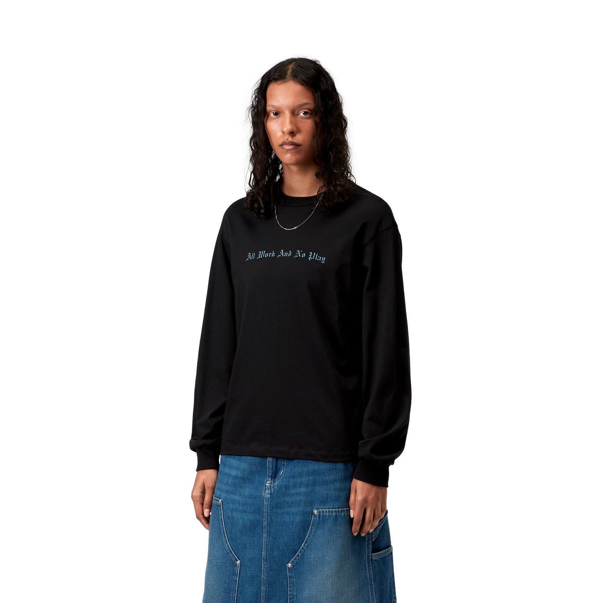 Carhartt WIP Women's L/S No Play T-Shirt Black
