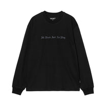 Carhartt WIP Women's L/S No Play T-Shirt Black