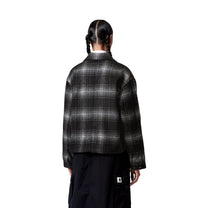 Carhartt WIP Women's Brennan Shirt Jac Brennan Check, Black / Wax