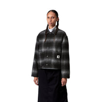 Carhartt WIP Women's Brennan Shirt Jac Brennan Check, Black / Wax