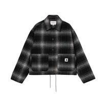 Carhartt WIP Women's Brennan Shirt Jac Brennan Check, Black / Wax
