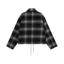 Carhartt WIP Women's Brennan Shirt Jac Brennan Check, Black / Wax