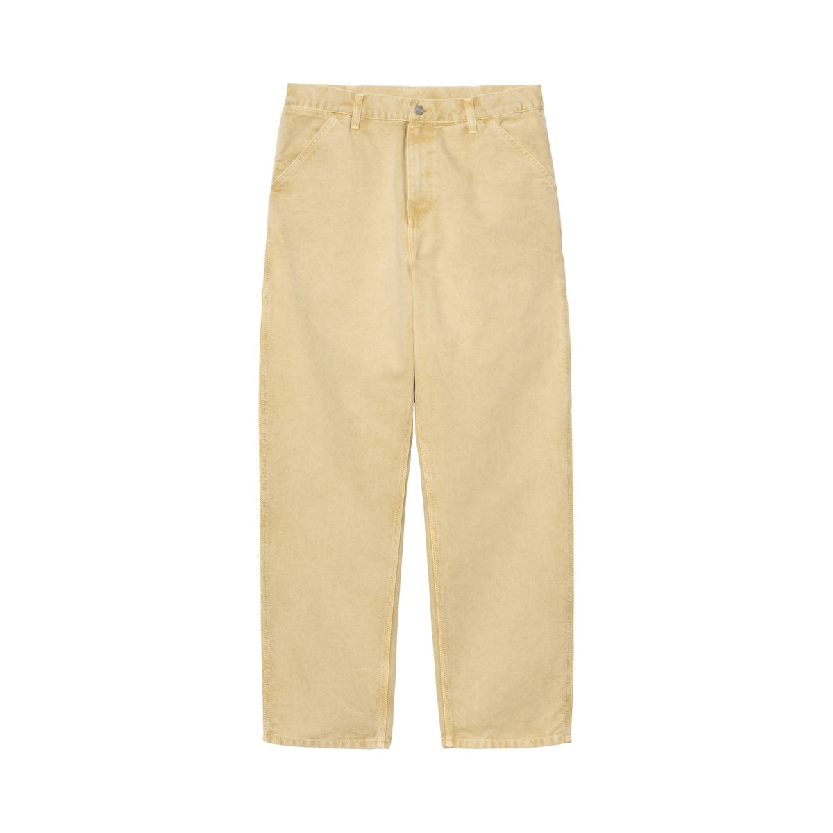 Carhartt WIP Single Knee Pant Dusty H Brown, Chalk wash
