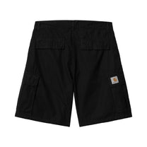 Carhartt WIP Cole Cargo Short Black, Garment dyed