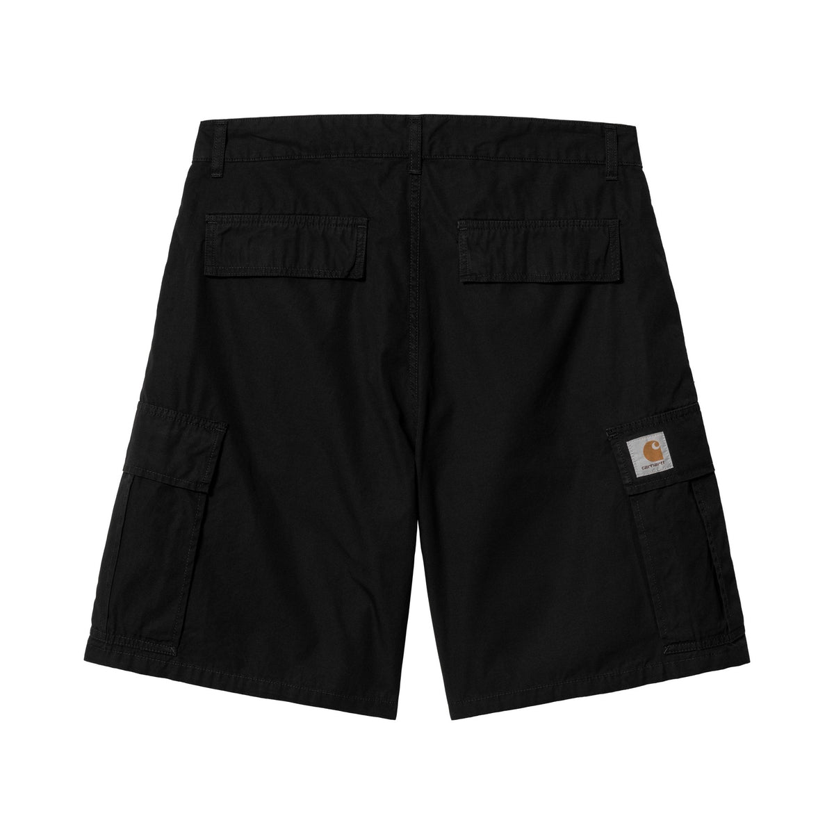 Carhartt WIP Cole Cargo Short Black, Garment dyed