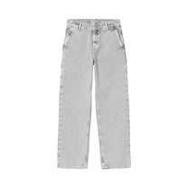 Carhartt WIP Women's Pierce Pant Straight 'Dearborn' Canvas Black, Chalk wash