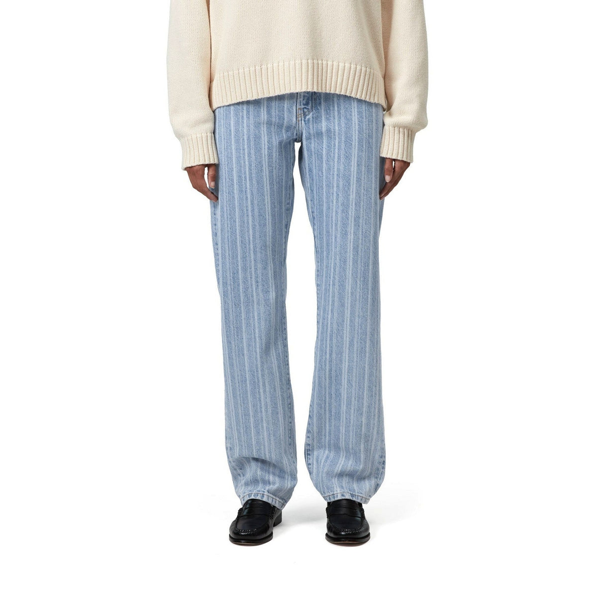 Carhartt WIP Women's Rylan Pant Rylan Stripe, Blue, Stone bleached