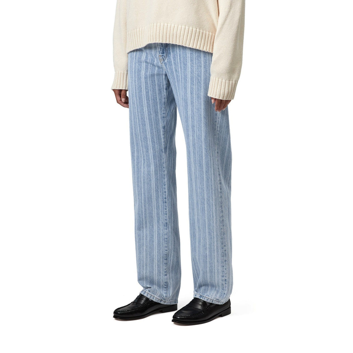 Carhartt WIP Women's Rylan Pant Rylan Stripe, Blue, Stone bleached