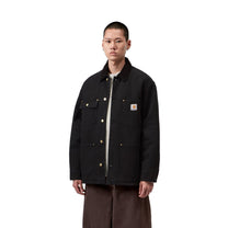 Carhartt WIP OG Chore Coat Black / Black, Stone canvas