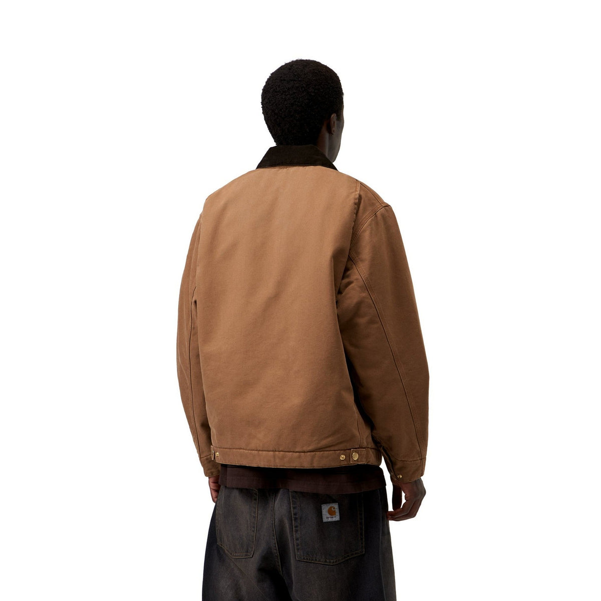 Carhartt WIP OG Detroit Jacket WIP H Brown / Tobacco, Stone canvas