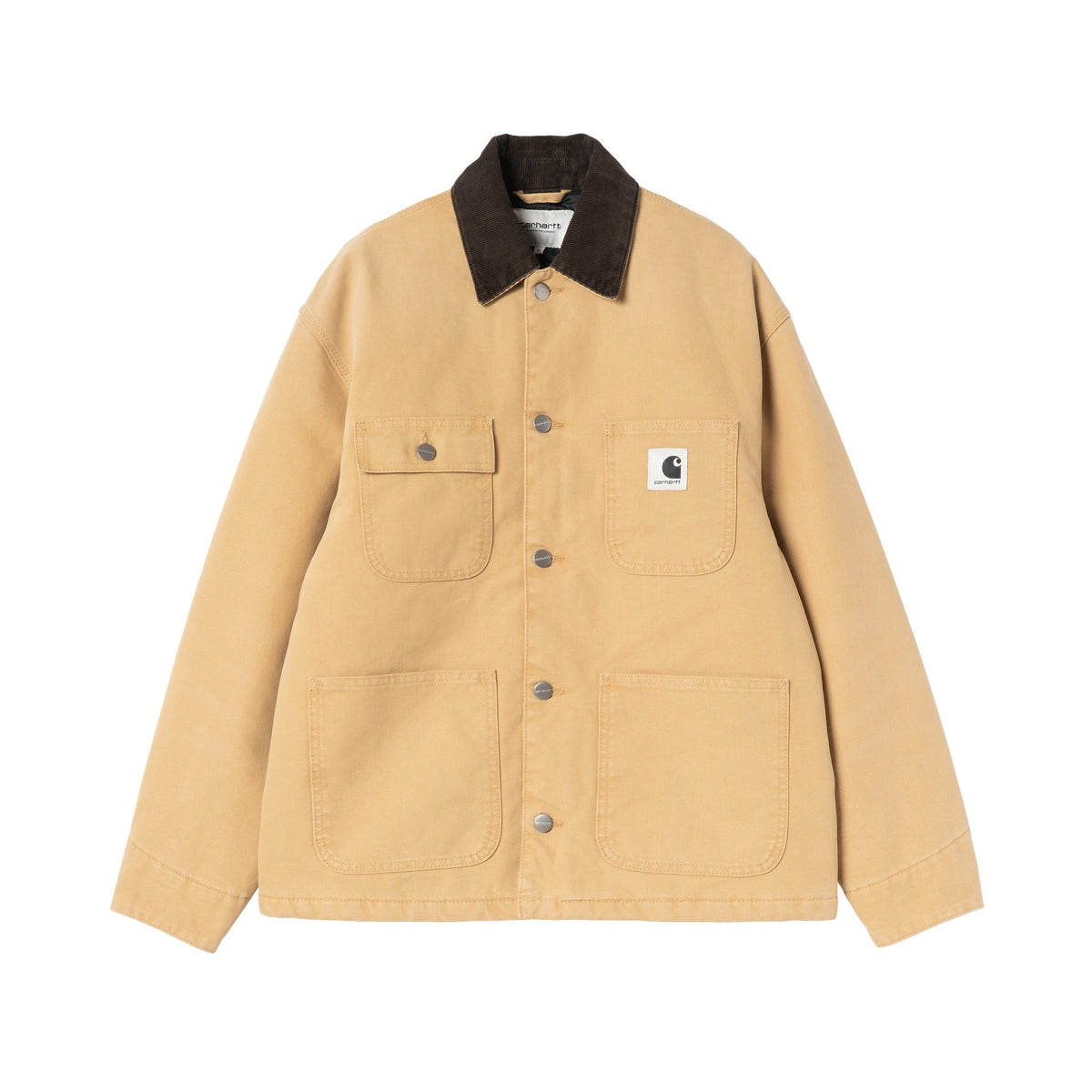 Carhartt WIP Women's OG Michigan Coat WIP Dusty H / Tobacco, Stone canvas