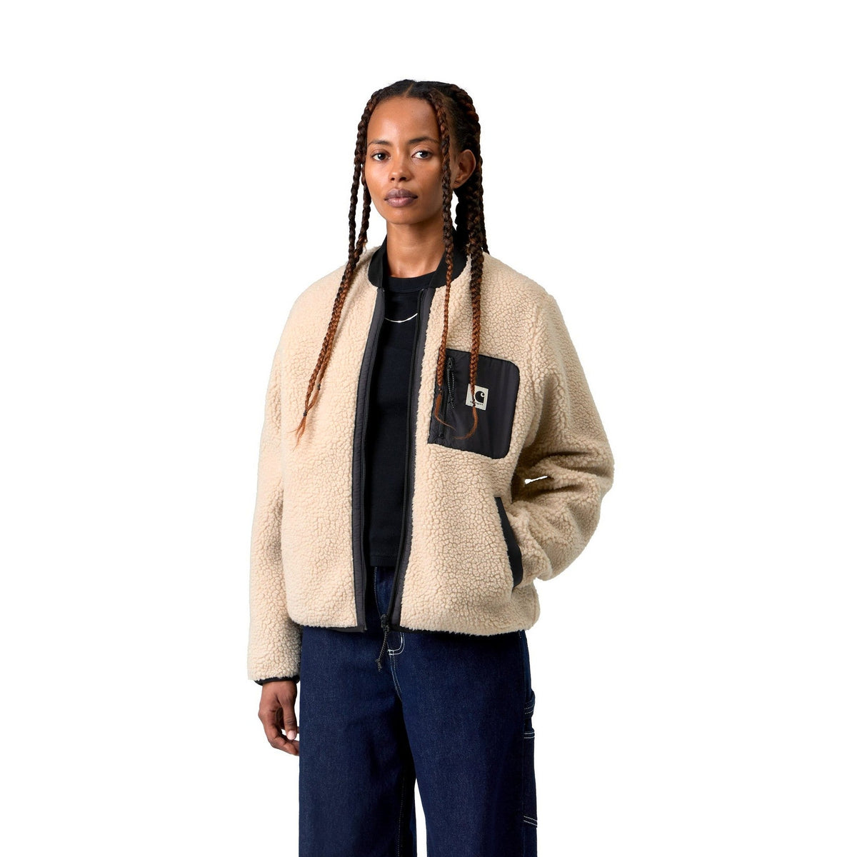 Carhartt WIP Women's Janet Liner Fleur De Sel / Black