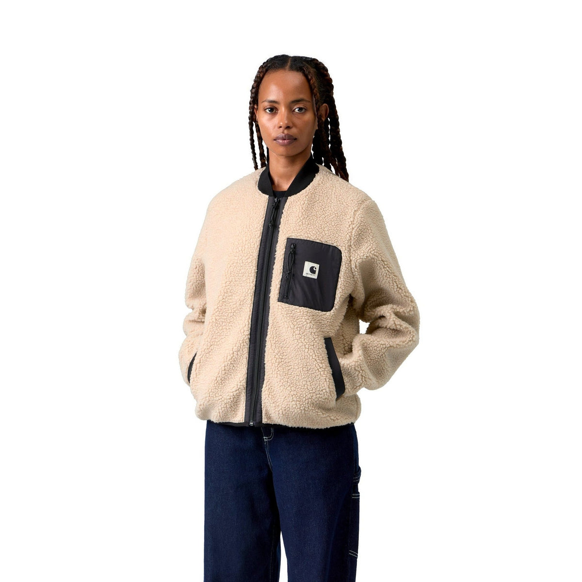 Carhartt WIP Women's Janet Liner Fleur De Sel / Black
