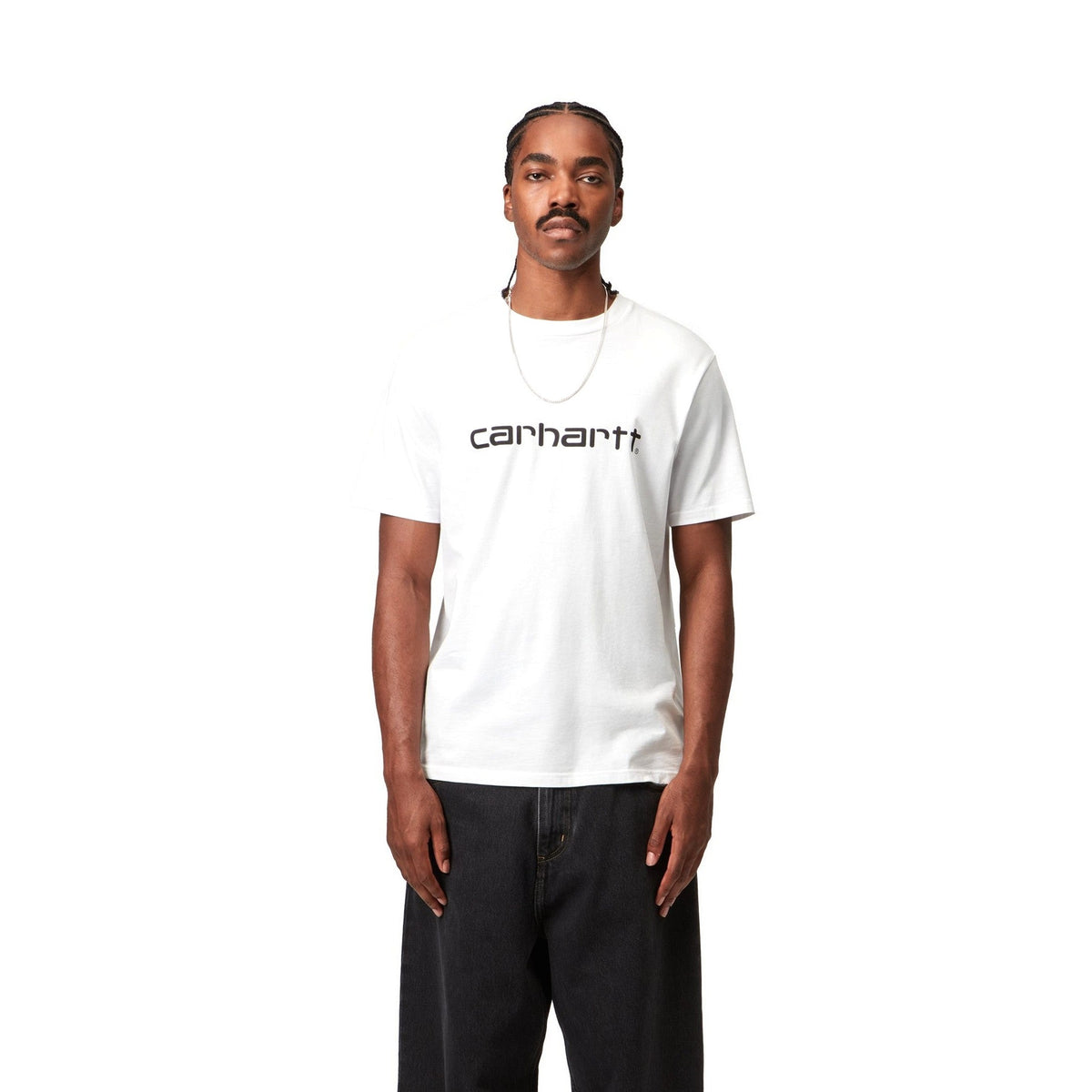 Carhartt WIP S/S Script T-Shirt White / Black
