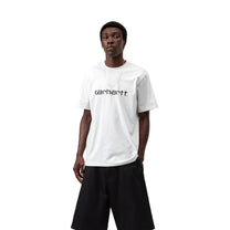 Carhartt WIP S/S Script T-Shirt Ash Heather / Graphite