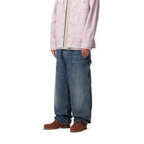 Carhartt WIP OG Double Knee Pant Blue, Dark used wash
