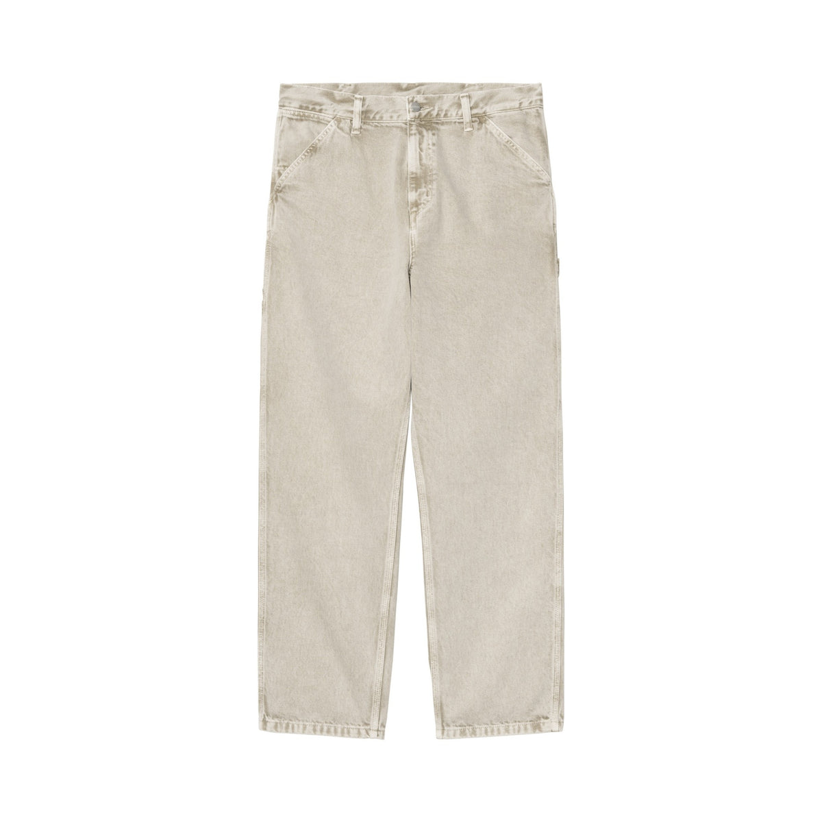 Carhartt WIP Single Knee Pant Opuntia, Chalk wash