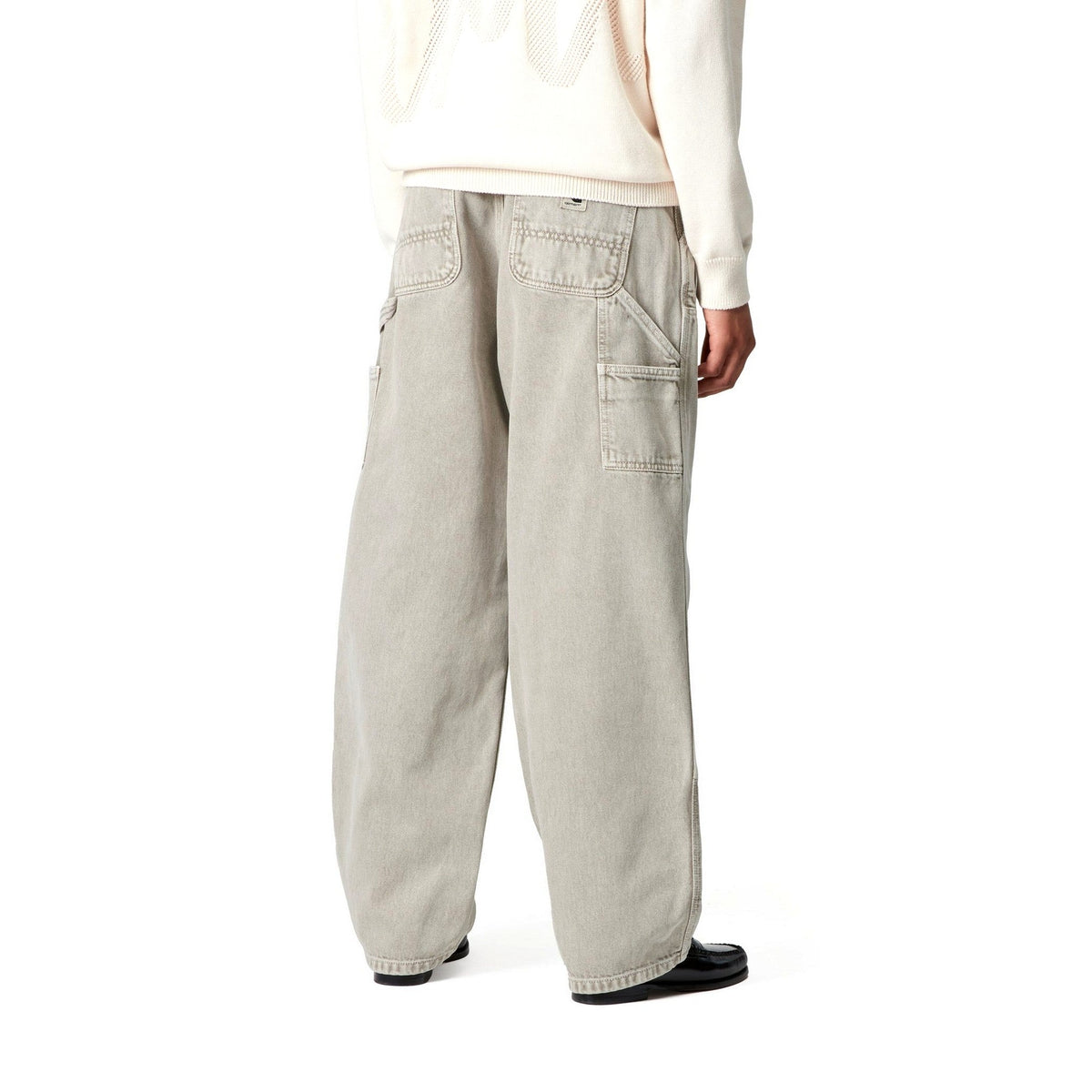 Carhartt WIP Women's Brandon Double Knee Pant Opuntia, Chalk wash