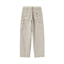 Carhartt WIP Women's Brandon Double Knee Pant Opuntia, Chalk wash