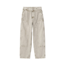 Carhartt WIP Women's Brandon Double Knee Pant Opuntia, Chalk wash