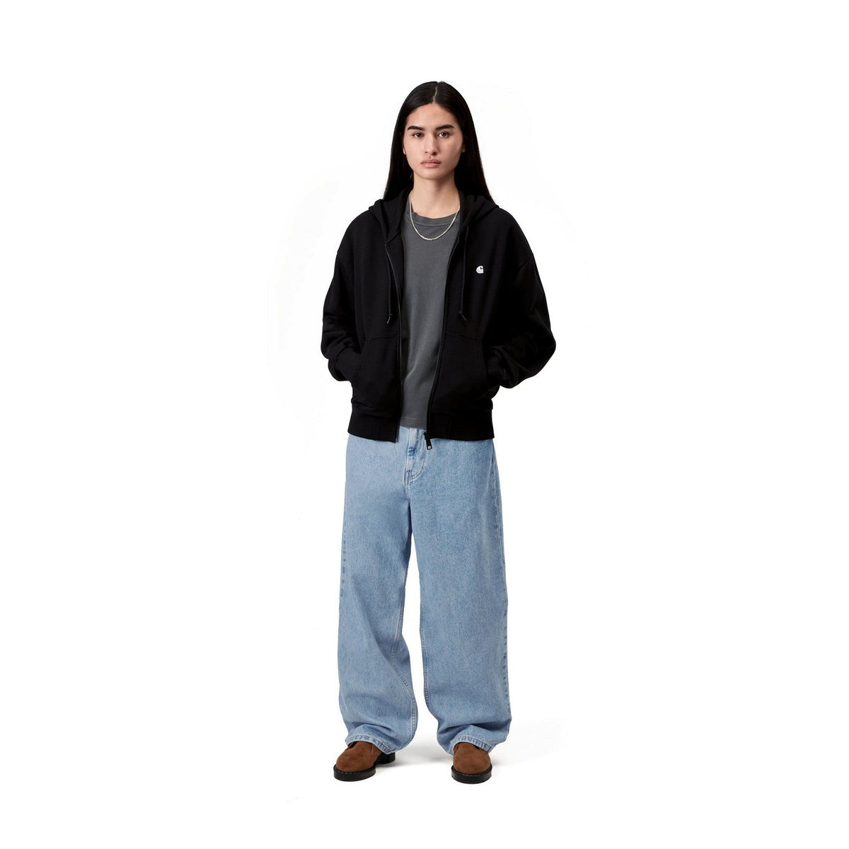 Carhartt WIP Women's Brandon Pant Blue, Stone bleached