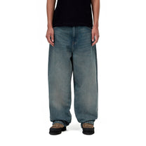 Carhartt WIP Women's Brandon Pant Blue, Worn used wash